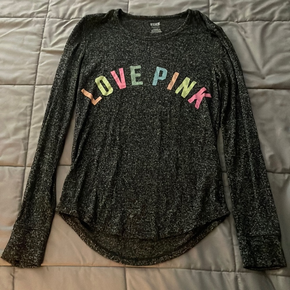 PINK Love Pink Long Sleeve Sleep T-shirt
